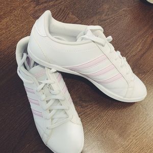 Adidas Ortholite Float Shoes in White and Pink